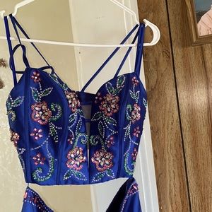 Val Stefani two piece spring formal dress